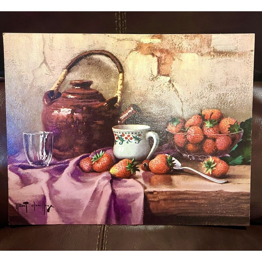 Robert Chailloux "Still Life With Strawberries" (Winde Fine Prints 11 " x 14")